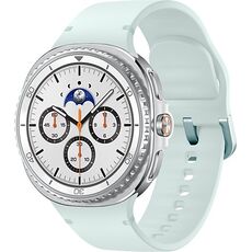 Galaxy Watch8 Classic | 46 мм | 4G LTE | White | Sport/Mint | S/M, Размер: 46 мм, Цвет: White, Тип ремешка: Sport, Цвет ремешка: Mint, Размер ремешка: S/M, Подключение часов: Bluetooth / Wi-Fi + 4G LTE